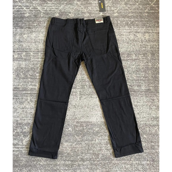 Wulful Mens Size 42 Jeans Black Denim Pants NWT M9 - Picture 2 of 10